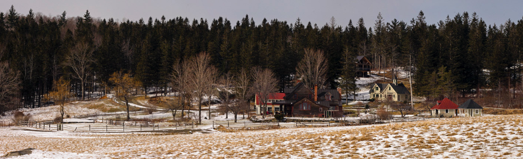 farm scape from meadopw